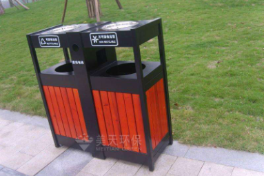 鋼木垃圾桶定制 鋼木垃圾桶定制