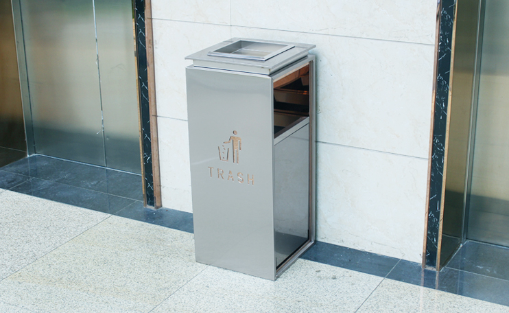 帶煙灰缸垃圾桶 帶煙灰缸垃圾桶