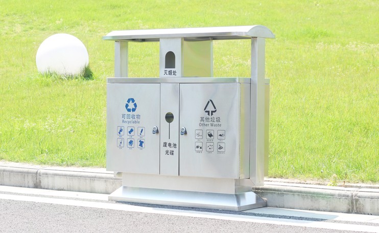 不銹鋼雙分類(lèi)垃圾桶 不銹鋼雙分類(lèi)垃圾桶