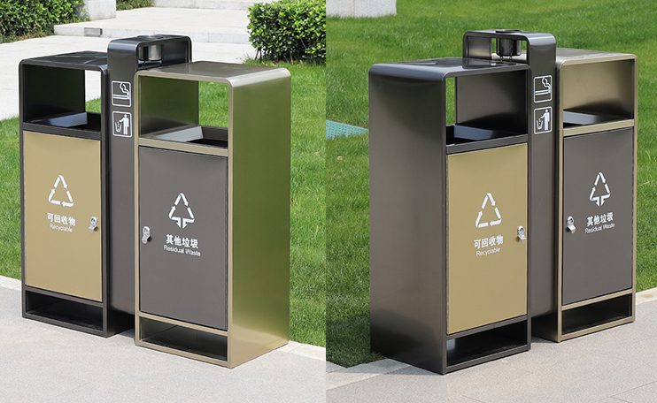 高檔小區垃圾桶 高檔小區垃圾桶