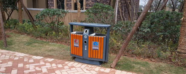 湖南垃圾桶 鋼木垃圾桶