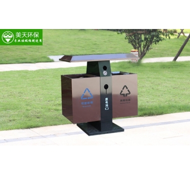 景區(qū)分類(lèi)鋼板垃圾桶